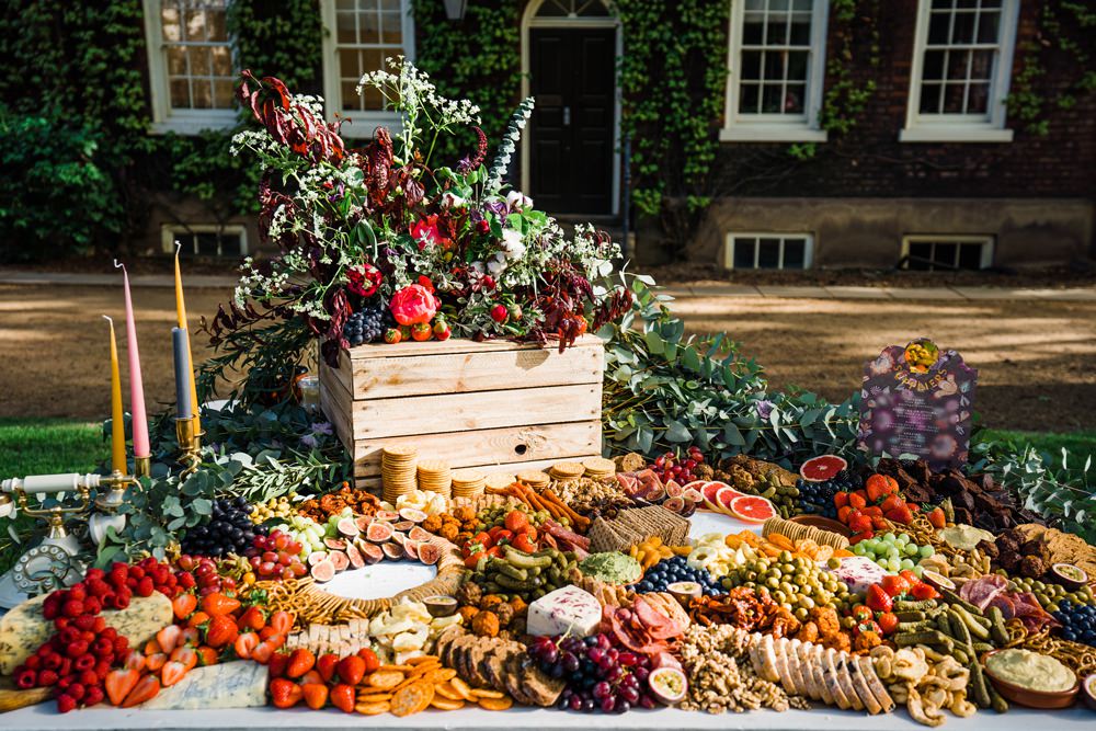 BERRY and Brie Wedding Grazing Tables & Platters