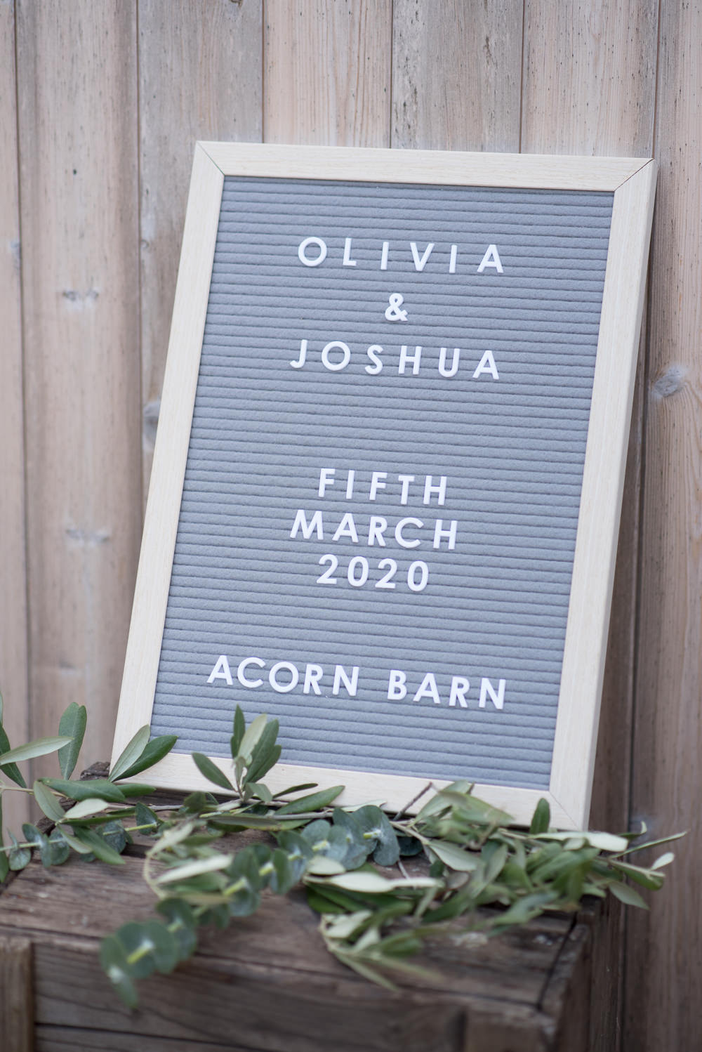 Felt Peg Board Sign Signage Signs Minimalist Wedding Ideas Nicola Belson Photography