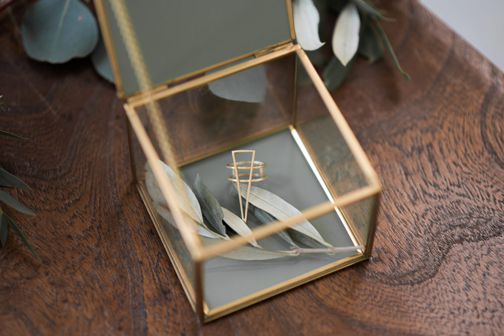 Geometric Gold Ring Minimalist Wedding Ideas Nicola Belson Photography