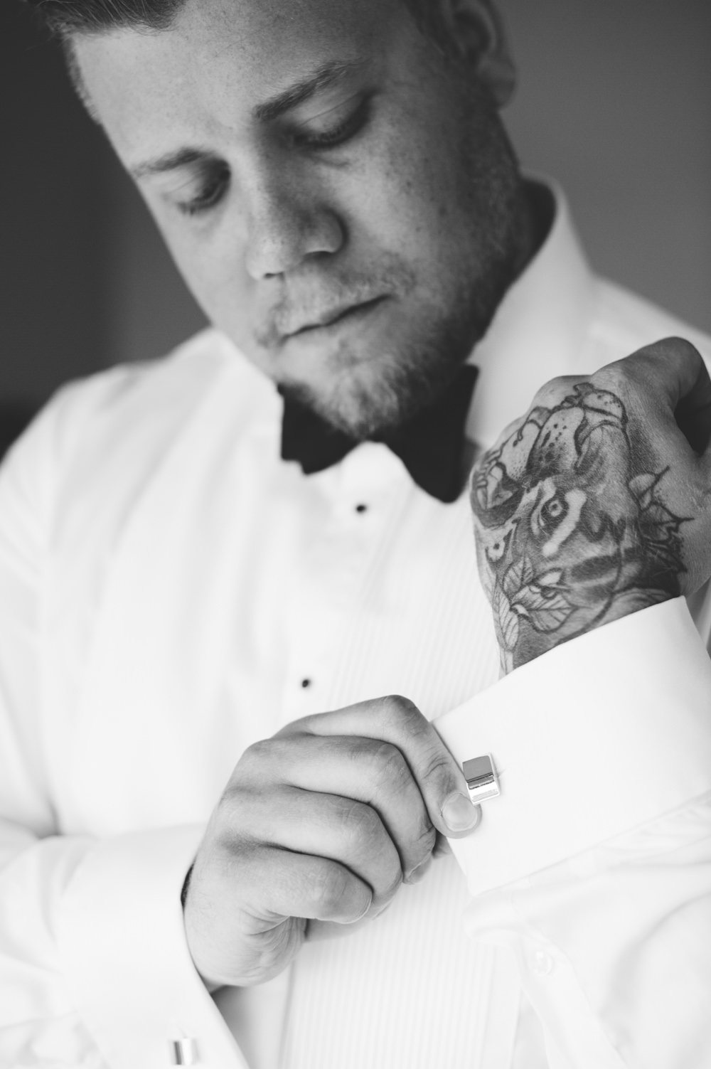 Groom Bow Tie Norway Wedding Maximilian Photography