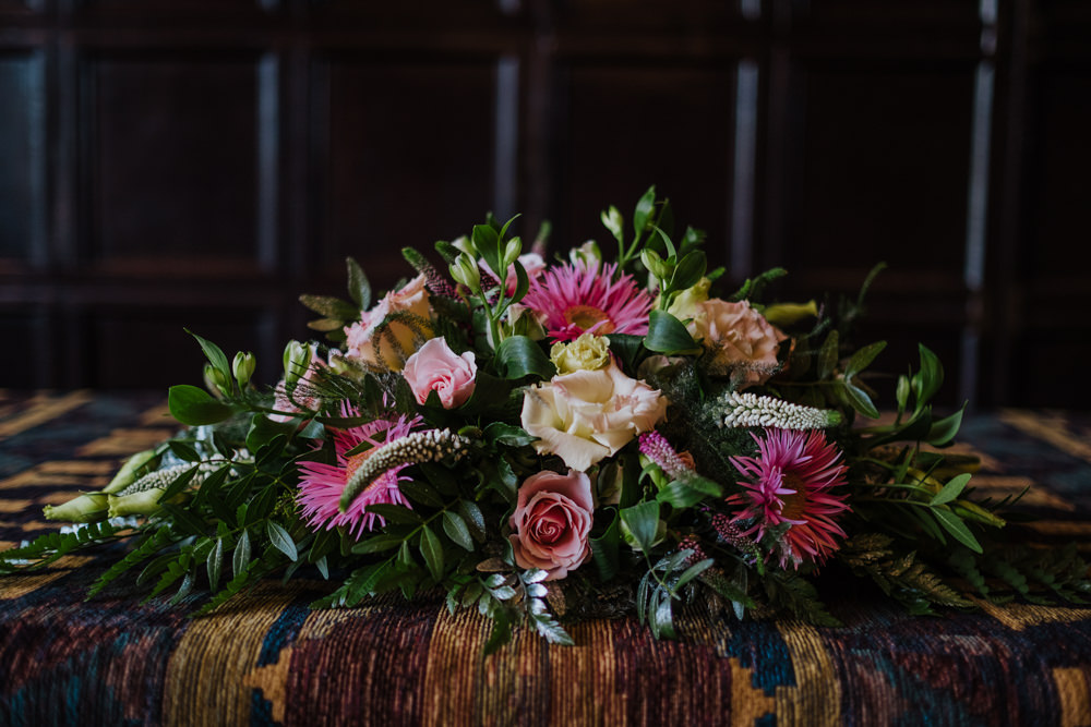 Flowers Floral Greenery Rose Oakwell Hall Wedding Jenna Kathleen Photographer