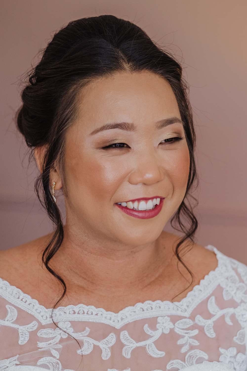 Bride Bridal Makeup Hair Oakwell Hall Wedding Jenna Kathleen Photographer