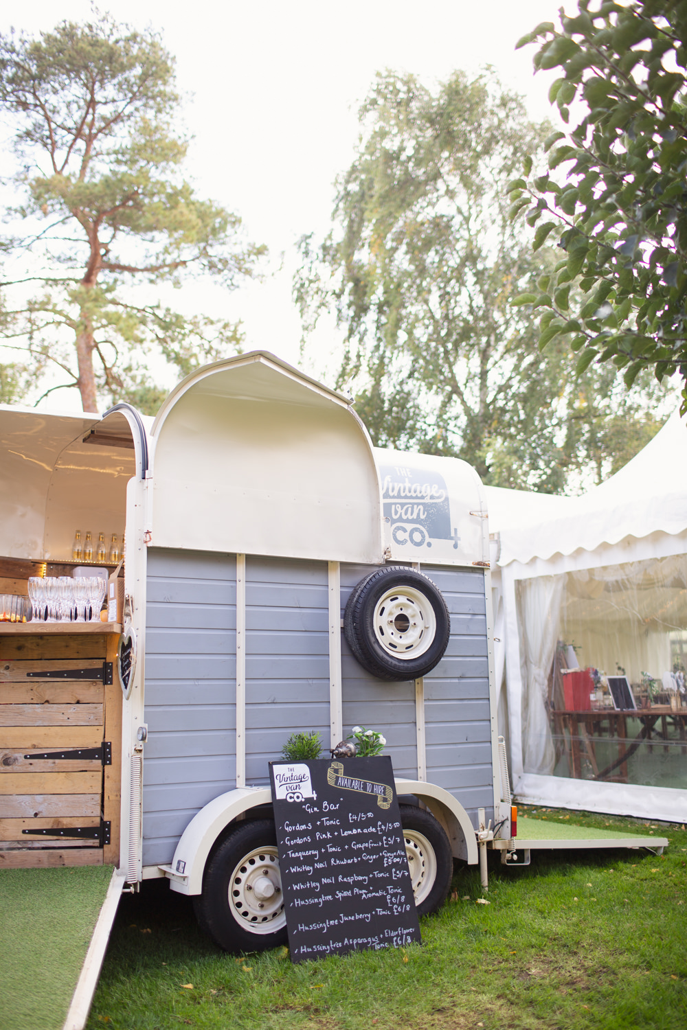 Horsebox Bar Railway Station Wedding Cotton Candy Weddings
