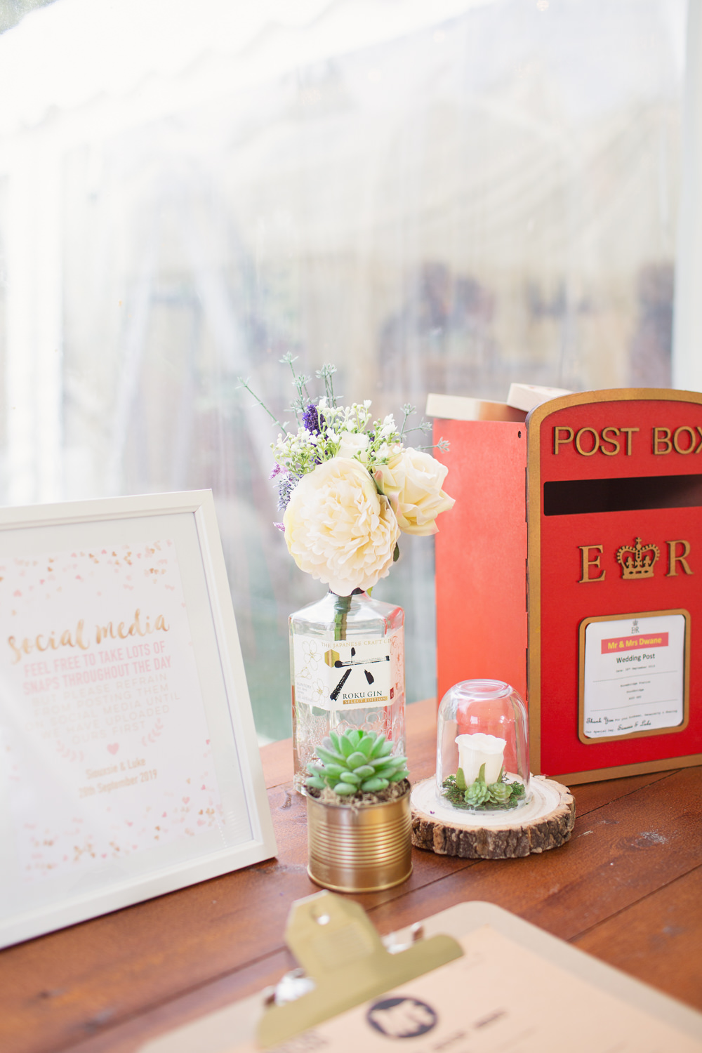 Card Post Box Railway Station Wedding Cotton Candy Weddings