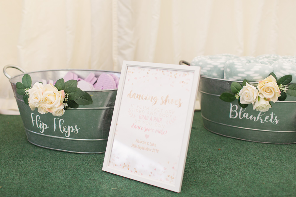 Bath Tin Blankets Flip Flops Railway Station Wedding Cotton Candy Weddings