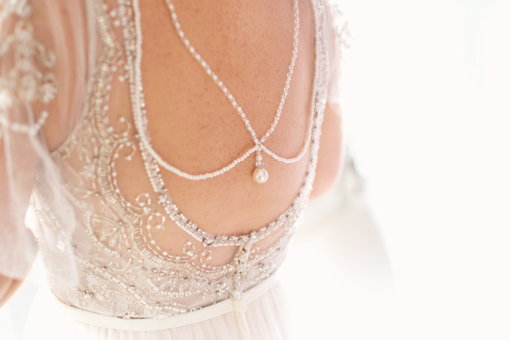 Bride Bridal Dress Gown Stella York Flutter Sleeves Beaded Pearl Back Railway Station Wedding Cotton Candy Weddings
