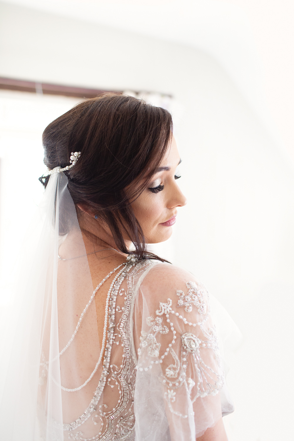 Bride Bridal Hair Style Up Do Hair Vine Accessory Veil Railway Station Wedding Cotton Candy Weddings