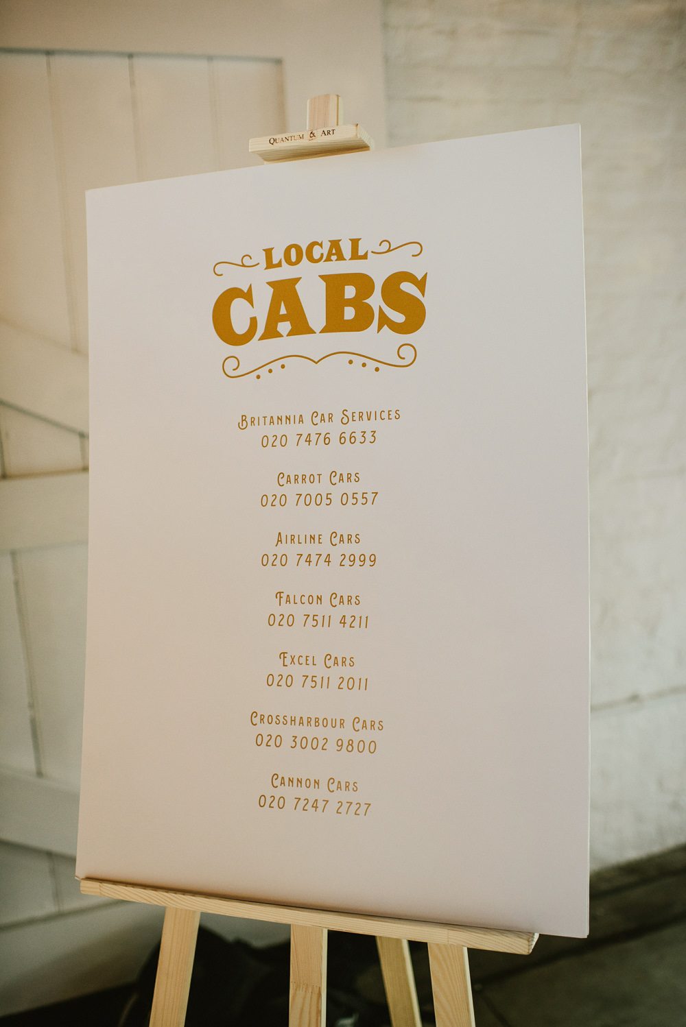 Cab Taxi Sign Signs Riverside London Wedding Ellie Gillard Photography