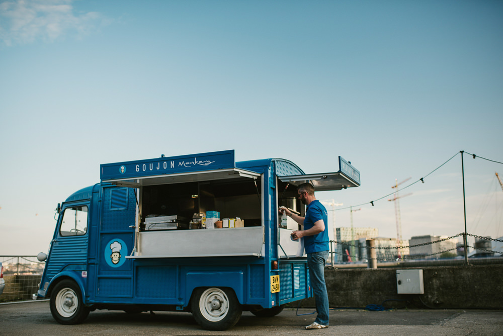 Food Truck Van Riverside London Wedding Ellie Gillard Photography