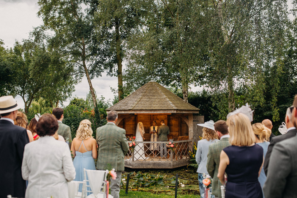 Outdoor Ceremony Gazebo South Farm Wedding Miracle Moments