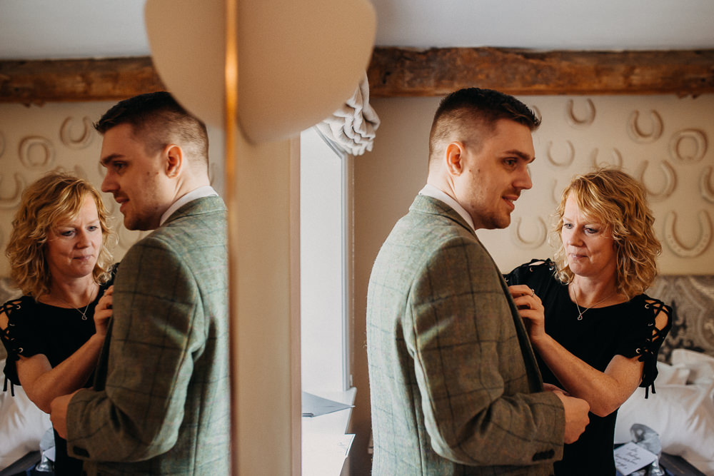 Groom Groomsmen Green Tweed Suit South Farm Wedding Miracle Moments