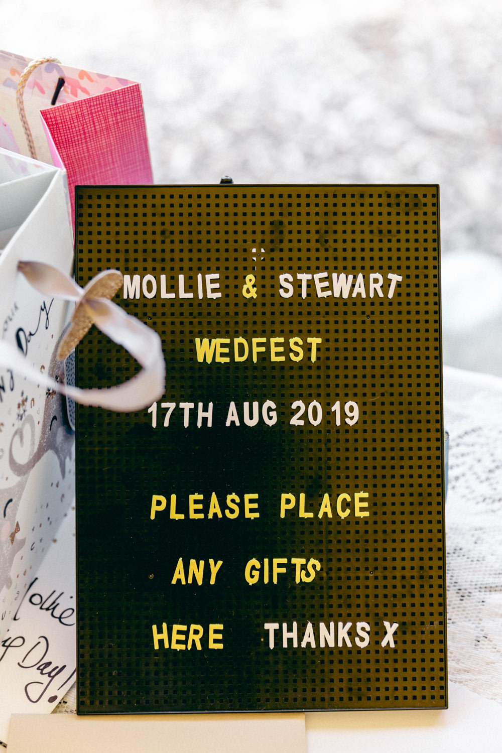 Peg Board Sign Signs Signage Teybrook Orchard Wedding Hayley Jaynes Photography