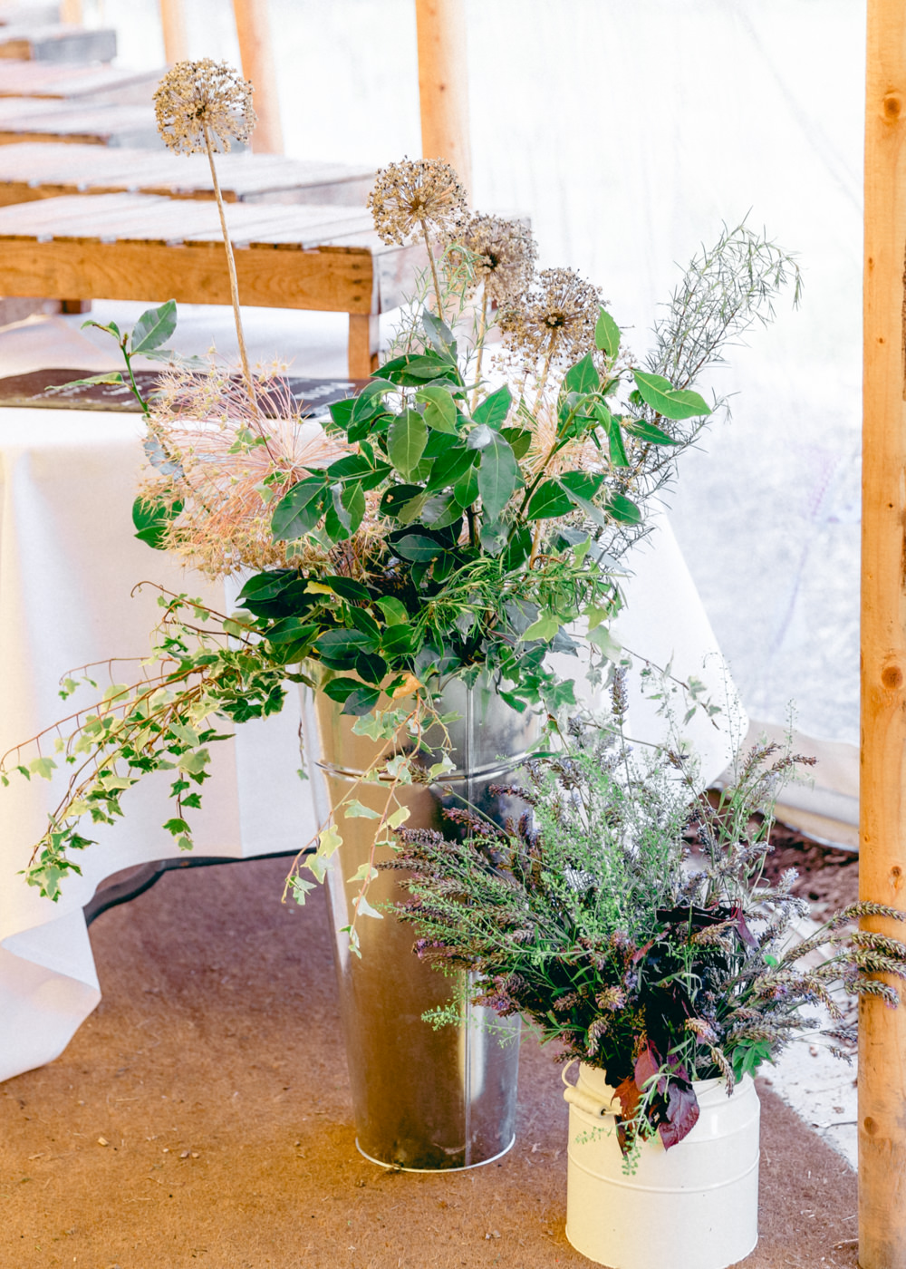 Flowers Flower Arrangements Large Teybrook Orchard Wedding Hayley Jaynes Photography