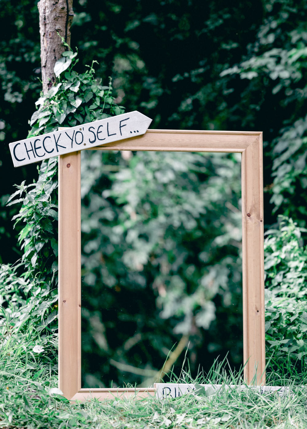 Photo Booth Frame Teybrook Orchard Wedding Hayley Jaynes Photography