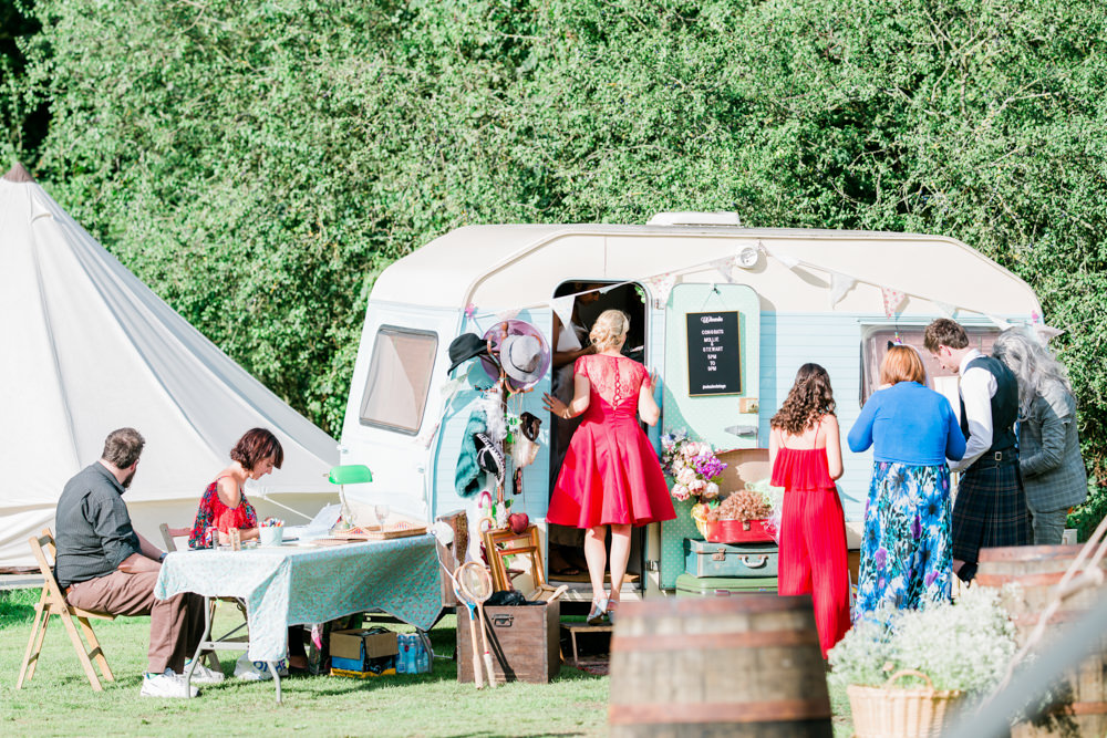Vintage Caravan Teybrook Orchard Wedding Hayley Jaynes Photography