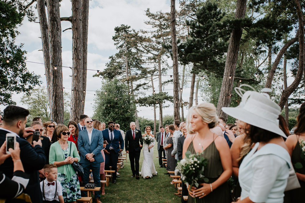 Outdoor Woodland Ceremony Tipi Hertfordshire Wedding Michelle Cordner Photography