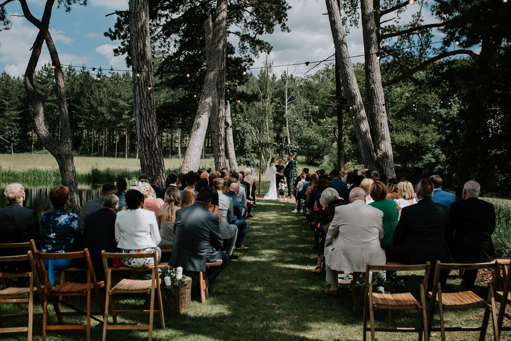 Outdoor Woodland Ceremony Tipi Hertfordshire Wedding Michelle Cordner Photography