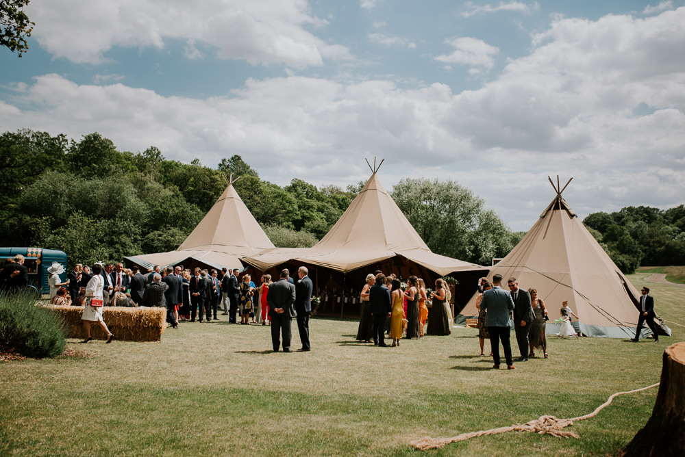 Tipi Hertfordshire Wedding Michelle Cordner Photography