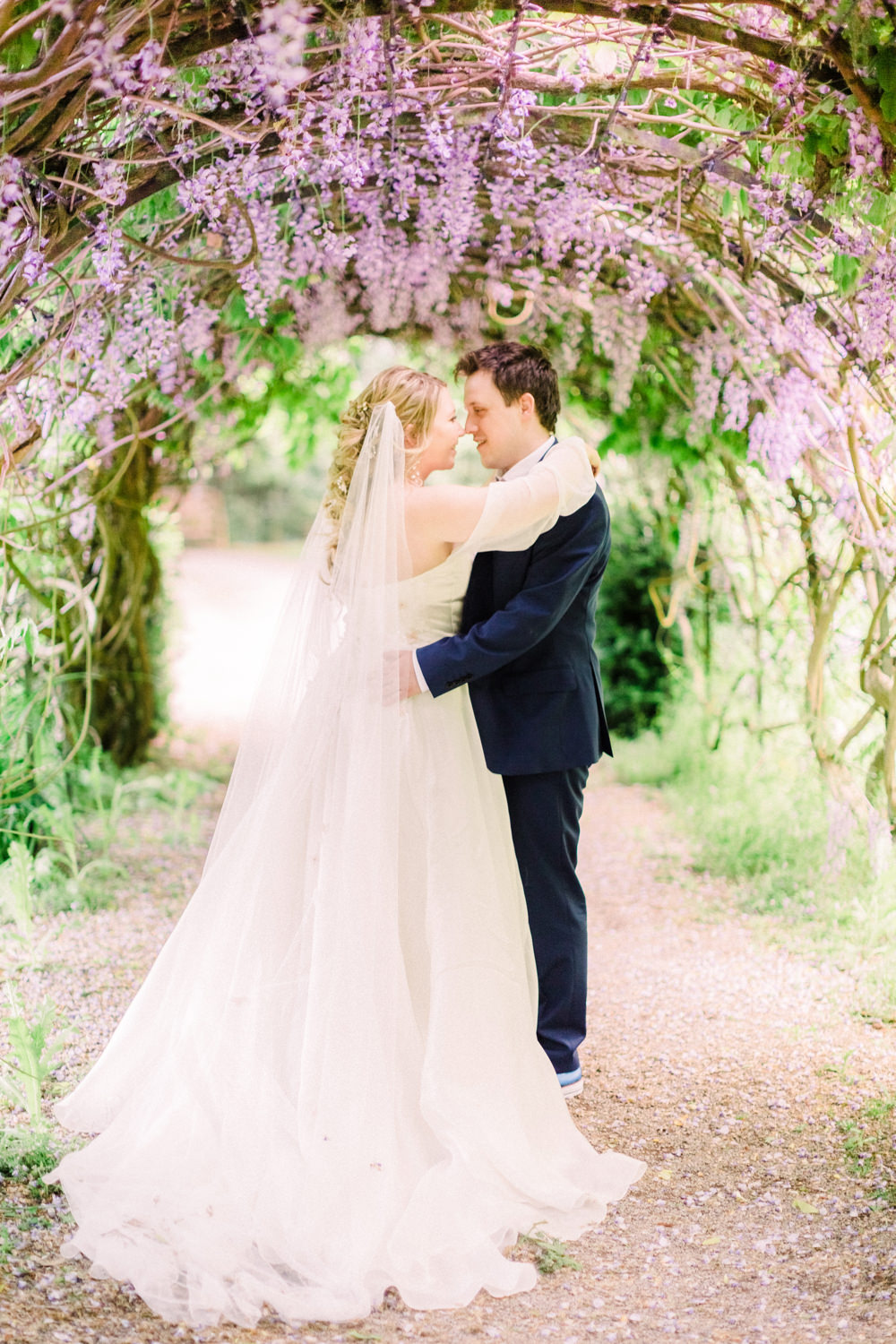 Wisteria Arch Spring Tortworth Court Wedding Sanshine Photography