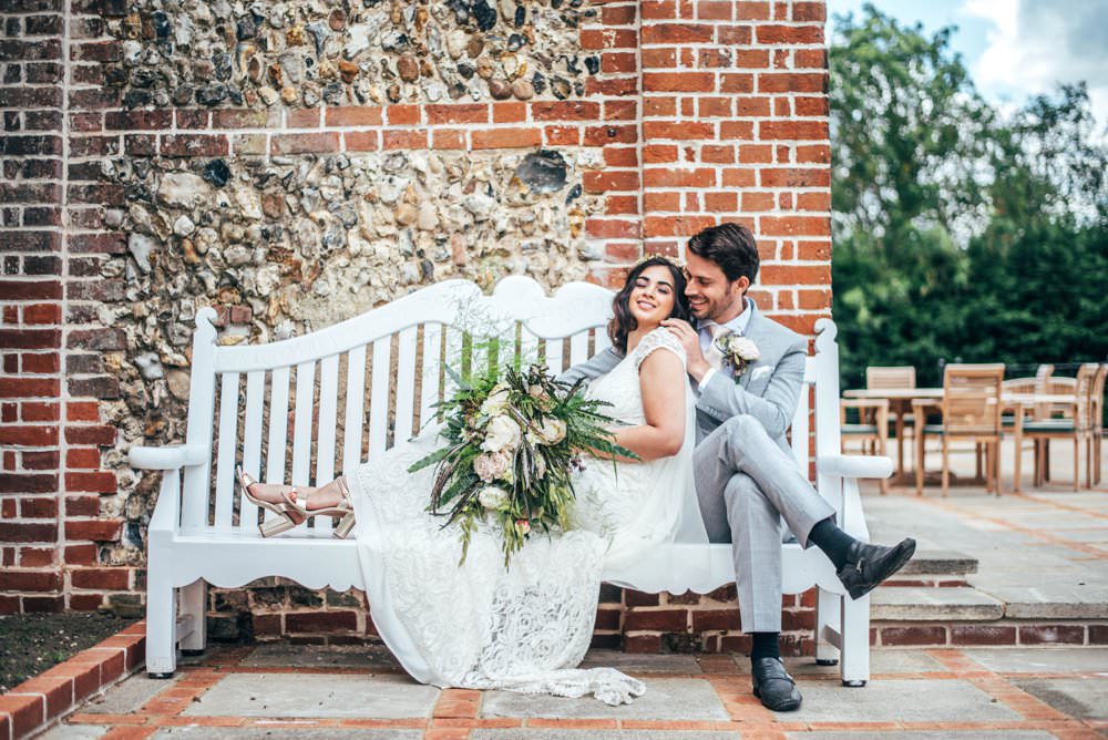 Bride Bridal Lace Dress Gown Tuffon Hall Wedding Three Flowers Photography