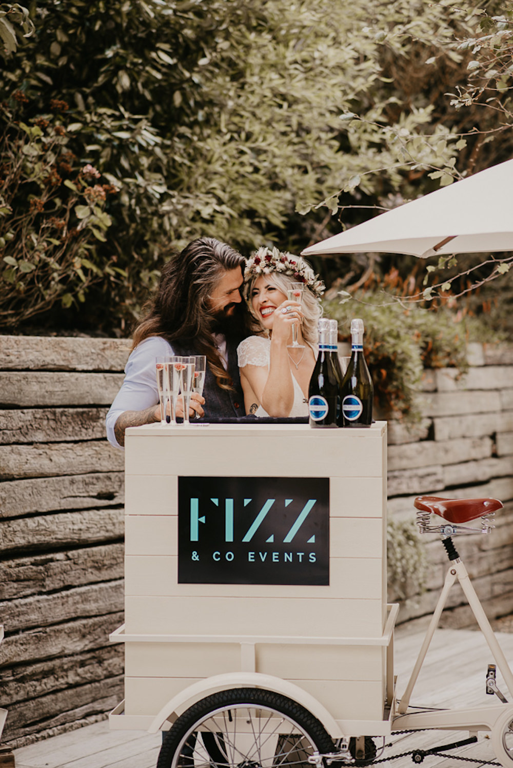 Drink Trike Bar Stand Station Unconventional Wedding Ideas Pierra G Photography