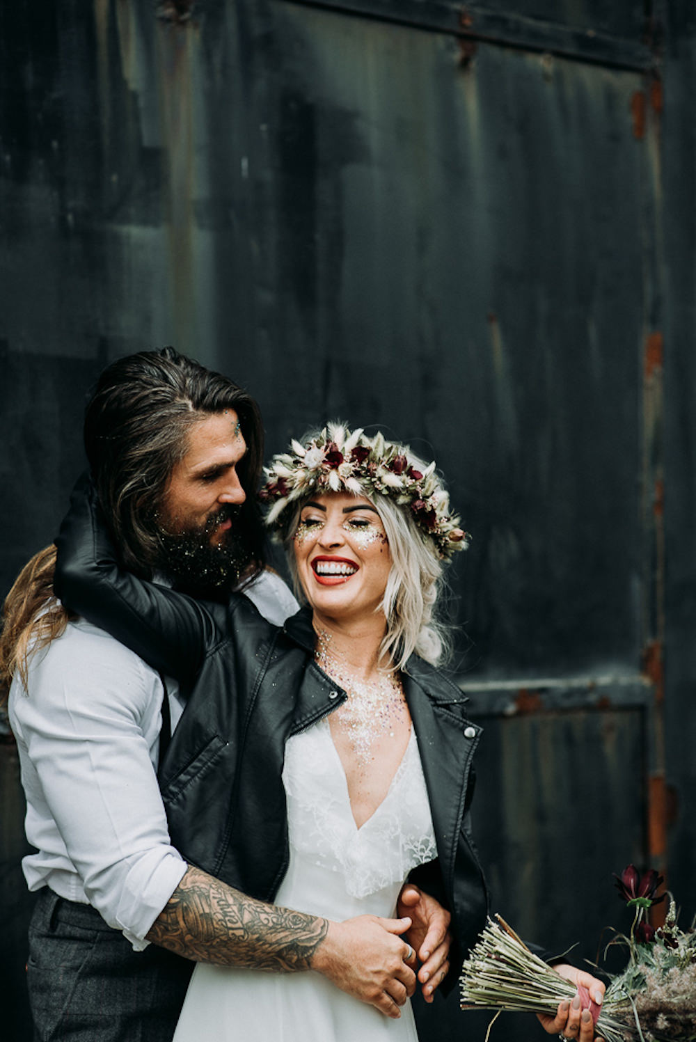 Unconventional Wedding Ideas with a Dark \u0026 Edgy Vibe, image size:1000x1497