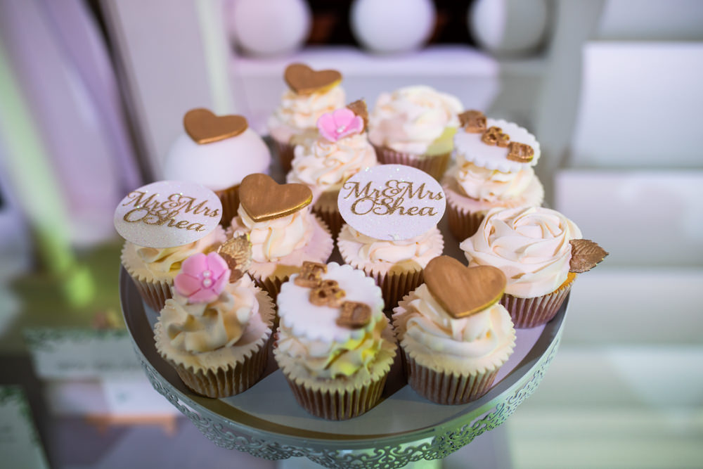 Mr & Mrs Cupcakes Watercolour Wedding Kerry Ann Duffy Photography