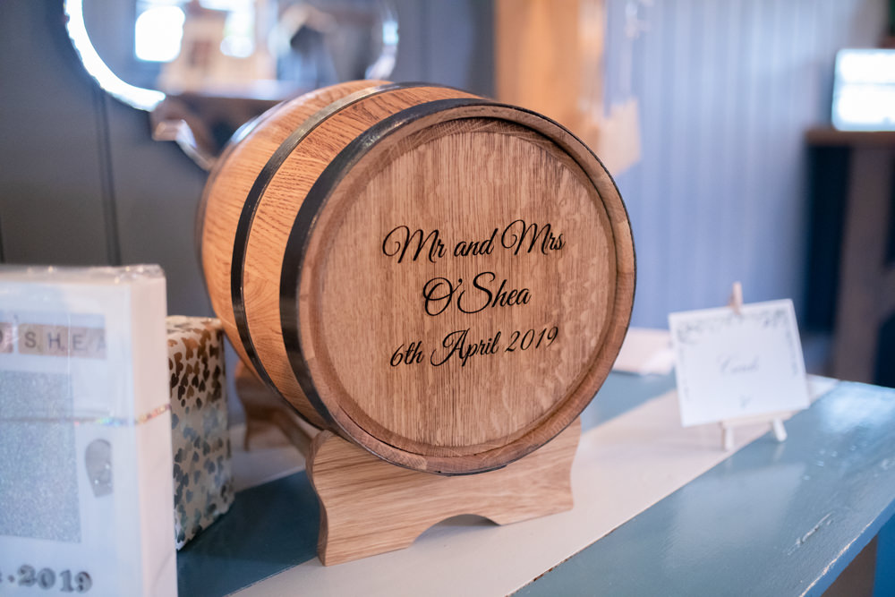 Mr & Mrs Barrel Watercolour Wedding Kerry Ann Duffy Photography