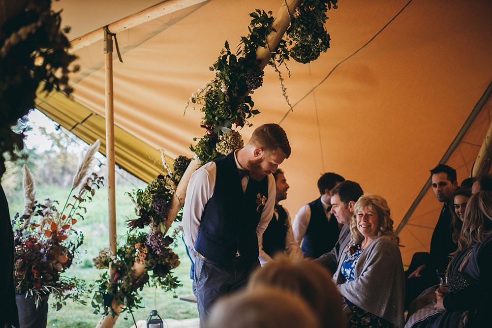 Autumnal Rustic Wedding Mark Tattersall Photography