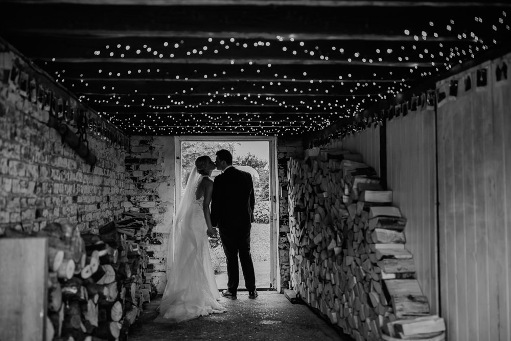Fairy Light Canopy Barff Country House Wedding Sarah Beth Photo
