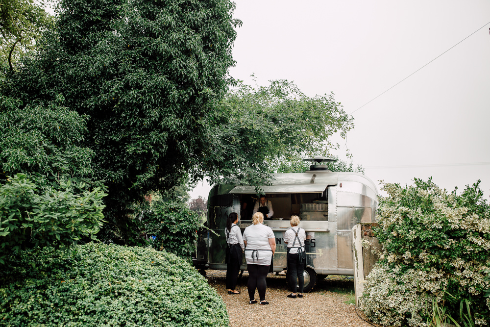 Food Truck Van Barff Country House Wedding Sarah Beth Photo