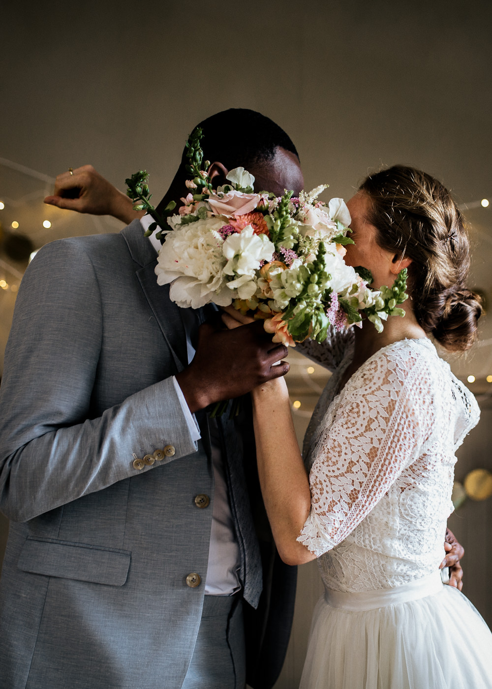 Bouquet Flowers Bride Bridal White Peach Peony Daliah Rose Blush Pink Wedding Ideas Meghan Lorna