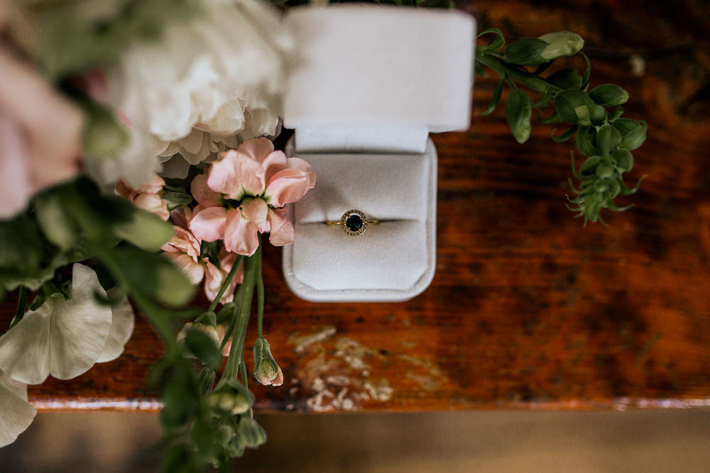 Engagement Ring Velvet Box Blush Pink Wedding Ideas Meghan Lorna