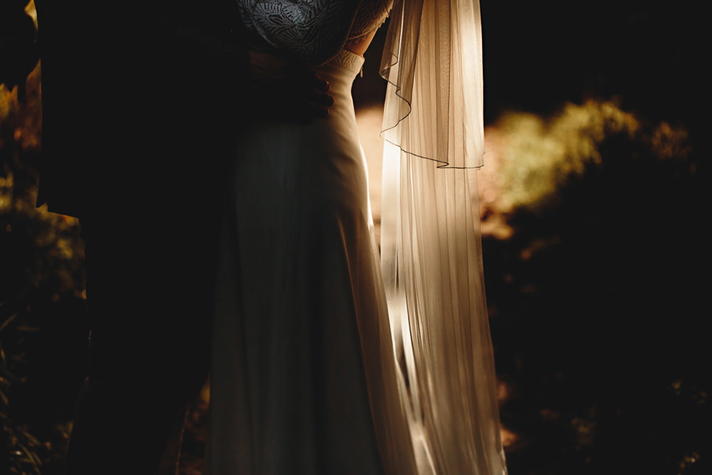Dress Gown Bride Bridal Rembo Styling Long Sleeves Lace Veil Calke Abbey Wedding HBA Photography
