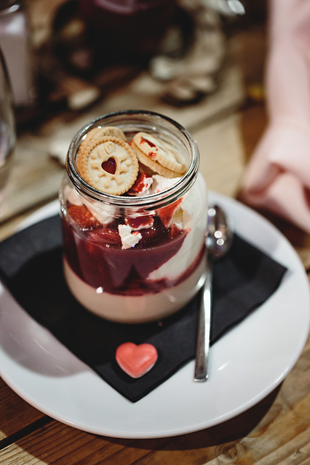Pudding Dessert Jar Calke Abbey Wedding HBA Photography