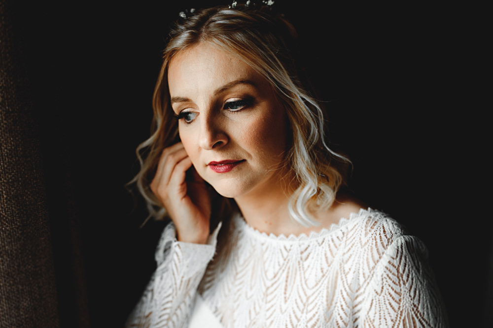 Bride Bridal Make Up Calke Abbey Wedding HBA Photography