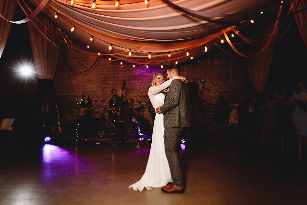 Drapes Fabric Ribbons Decor Decoration Lights Lighting Festoon Lights Calke Abbey Wedding HBA Photography