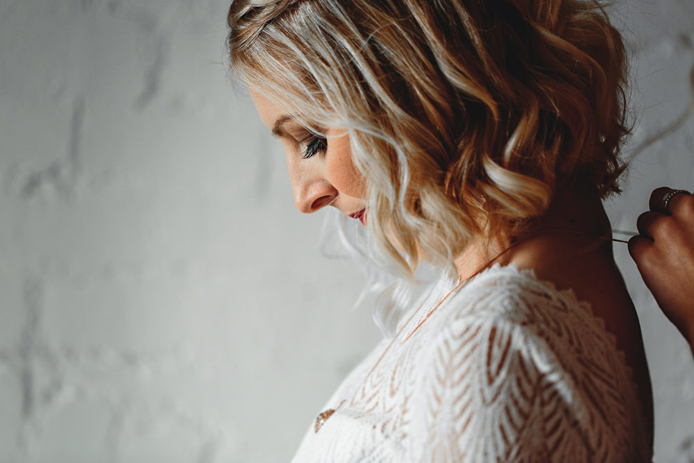 Bride Bridal Hair Short Bob Waves Calke Abbey Wedding HBA Photography