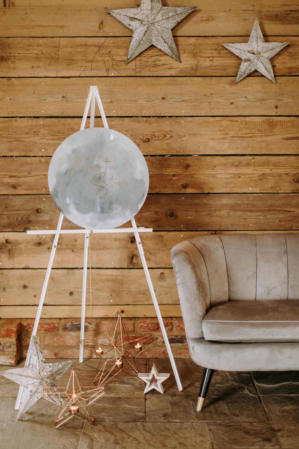 Gold Marble Calligraphy Sign Signs Signage Moon Celestial Wedding Ideas Christine Thirdwheeling