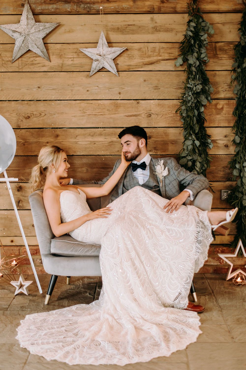 Stars Starry Backdrop Moon Celestial Wedding Ideas Christine Thirdwheeling