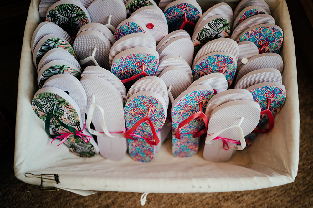 Flip Flops Clock Barn Wedding Angela Ward Brown