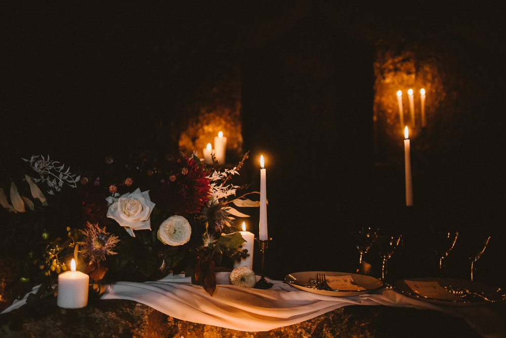 Candles Decor Decoration Flowers Ethereal Candlelit Wedding Ideas Ortica Wedding