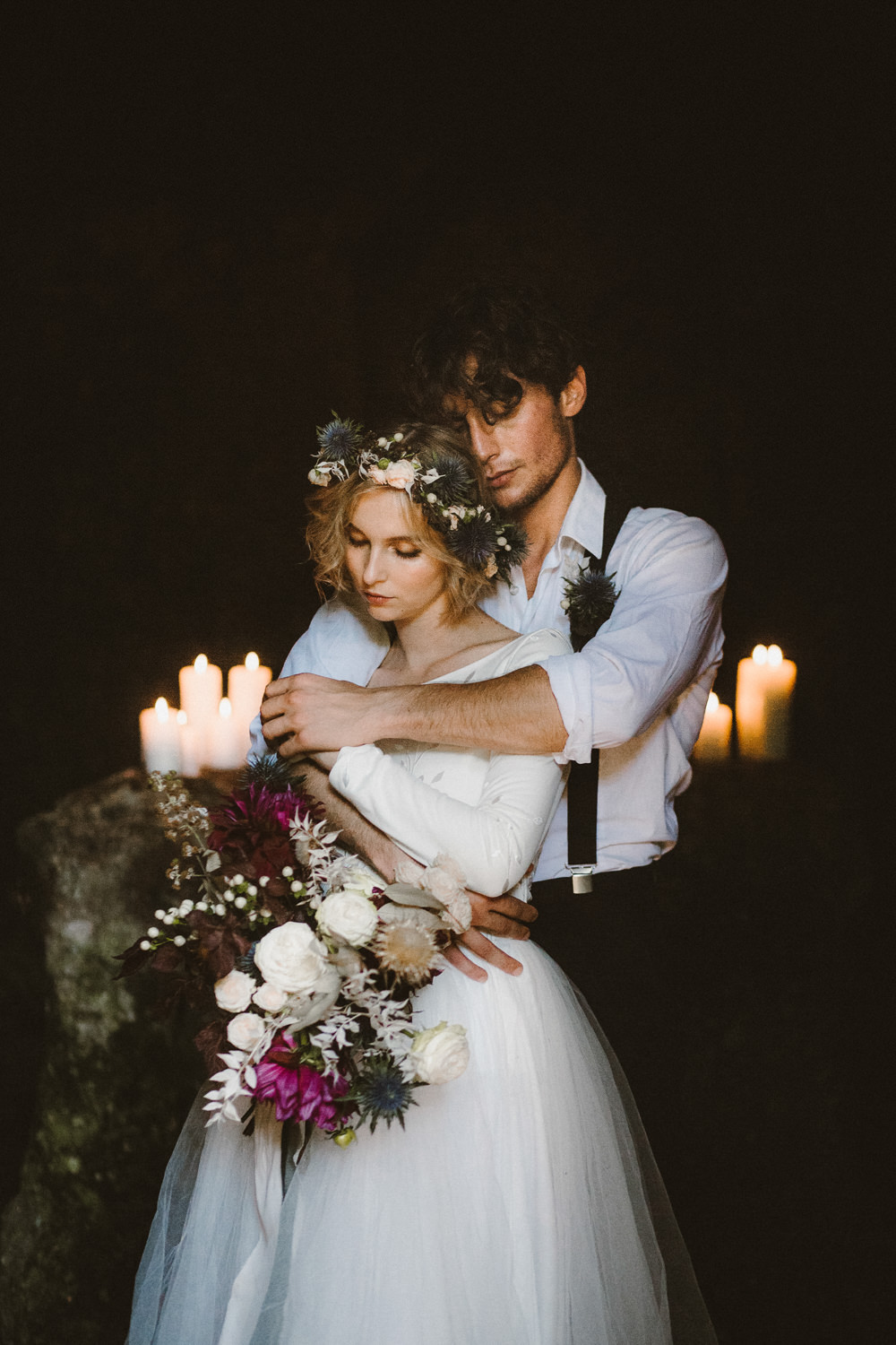 Ethereal Candlelit Wedding Ideas Ortica Wedding