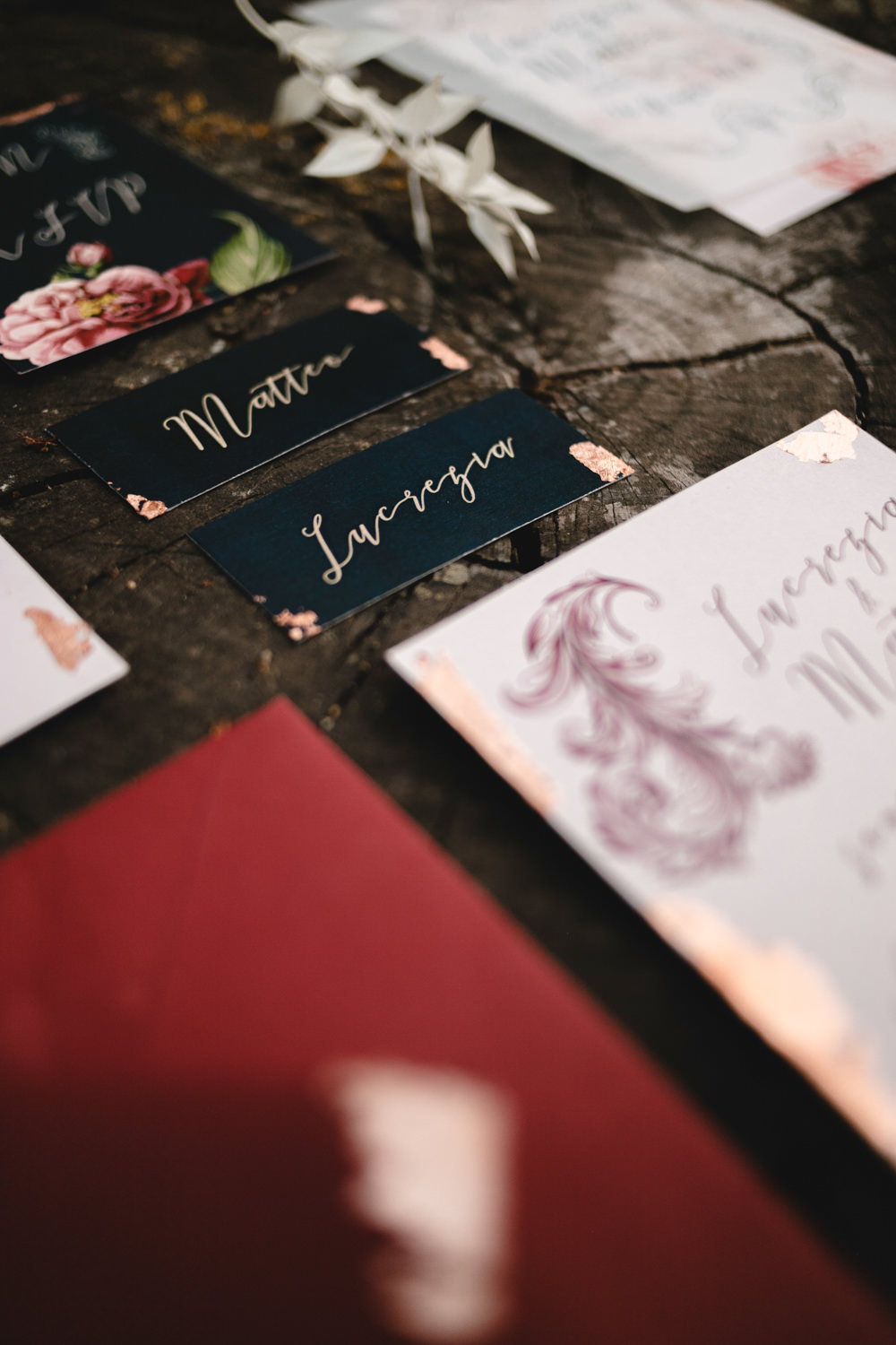 Stationery Invite Invitation Calligraphy Glassine Floral Ethereal Candlelit Wedding Ideas Ortica Wedding