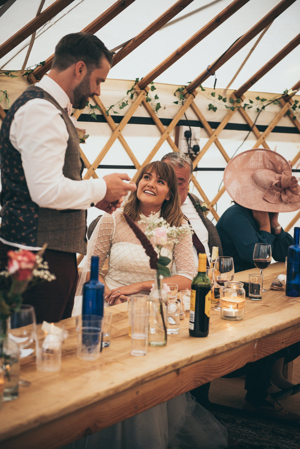 Fron Farm Yurt Retreat Wedding Cat Arwel Photography