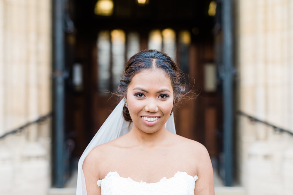 Bride Bridal Make Up Veil Hair Gate Street Barn Wedding Camilla J Hards