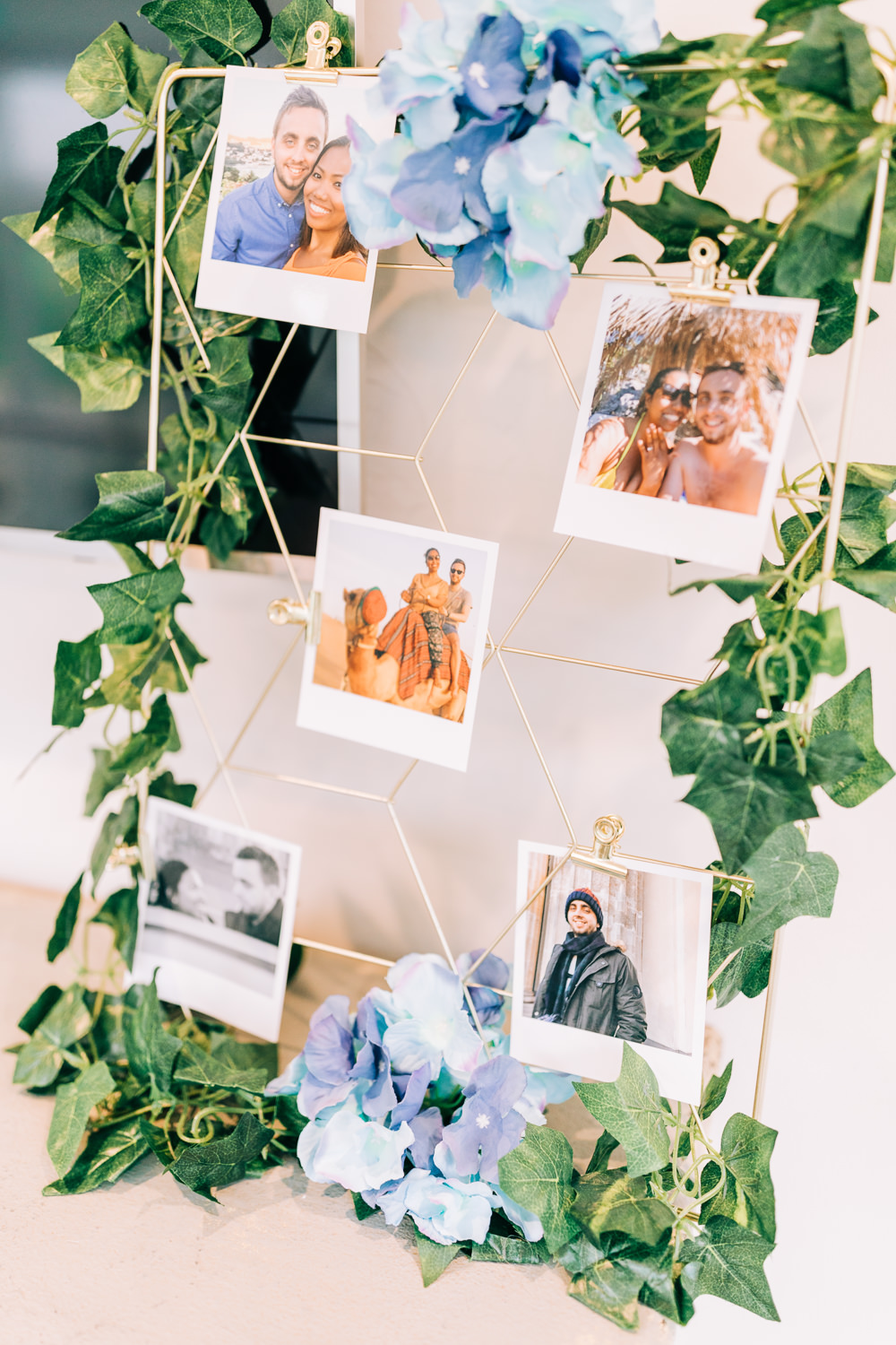 Photo Photographs Wall Polaroid Gate Street Barn Wedding Camilla J Hards