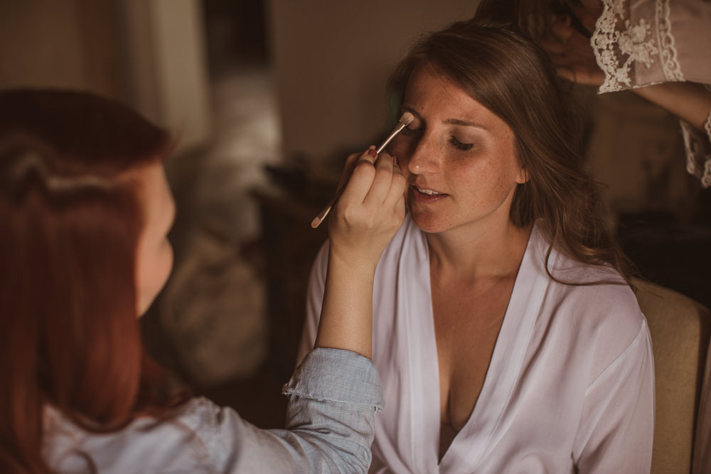Bride Bridal Make Up Italy Villa Wedding The Springles