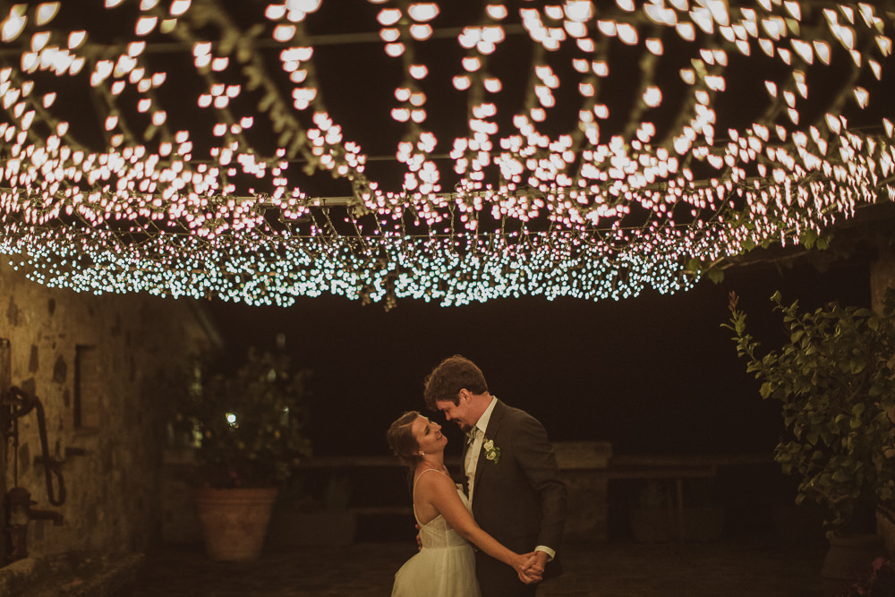 Festoon Lights Fairy Light Canopy Italy Villa Wedding The Springles
