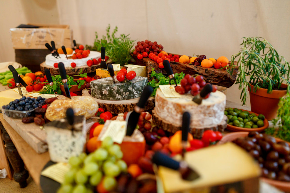 Grazing Table Serving Platter Buffet Cheese Board Park Farm Wedding Everybody Smile Photography